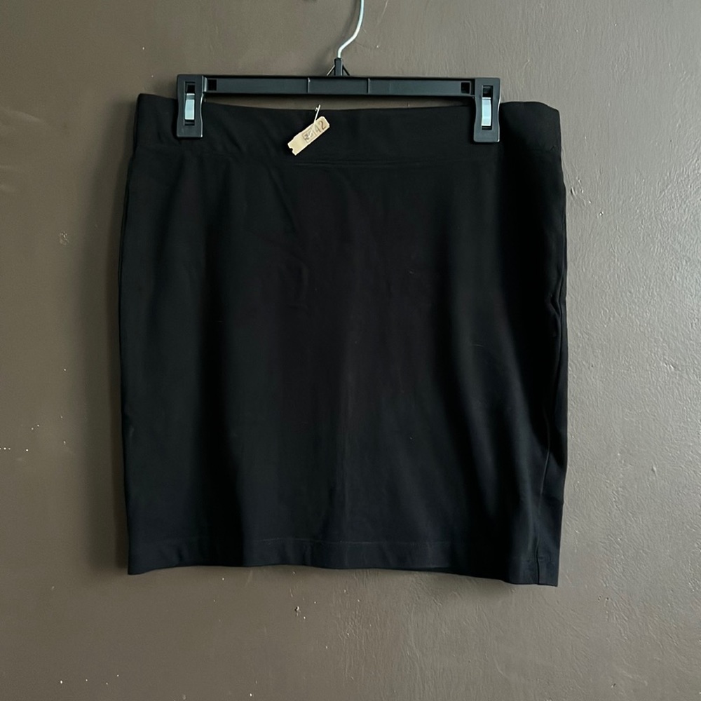 Black Knit Skirt